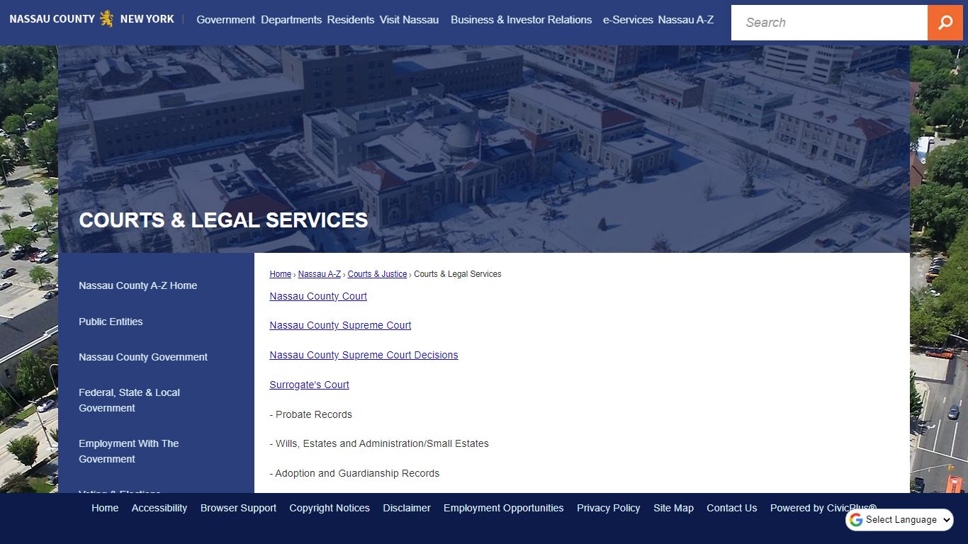 Courts & Legal Services | Nassau County, NY - Official Website